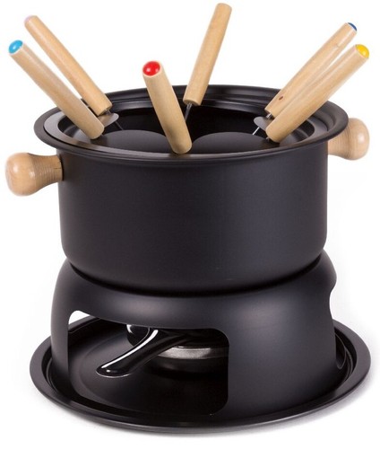 Fondueset fonduetopf für bis - fonduetopf,