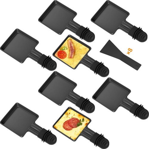 Raclette pfännchen 8er set - raclette,