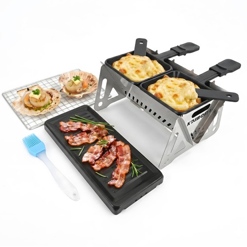 Tragbarer mini raclette grill - mini,